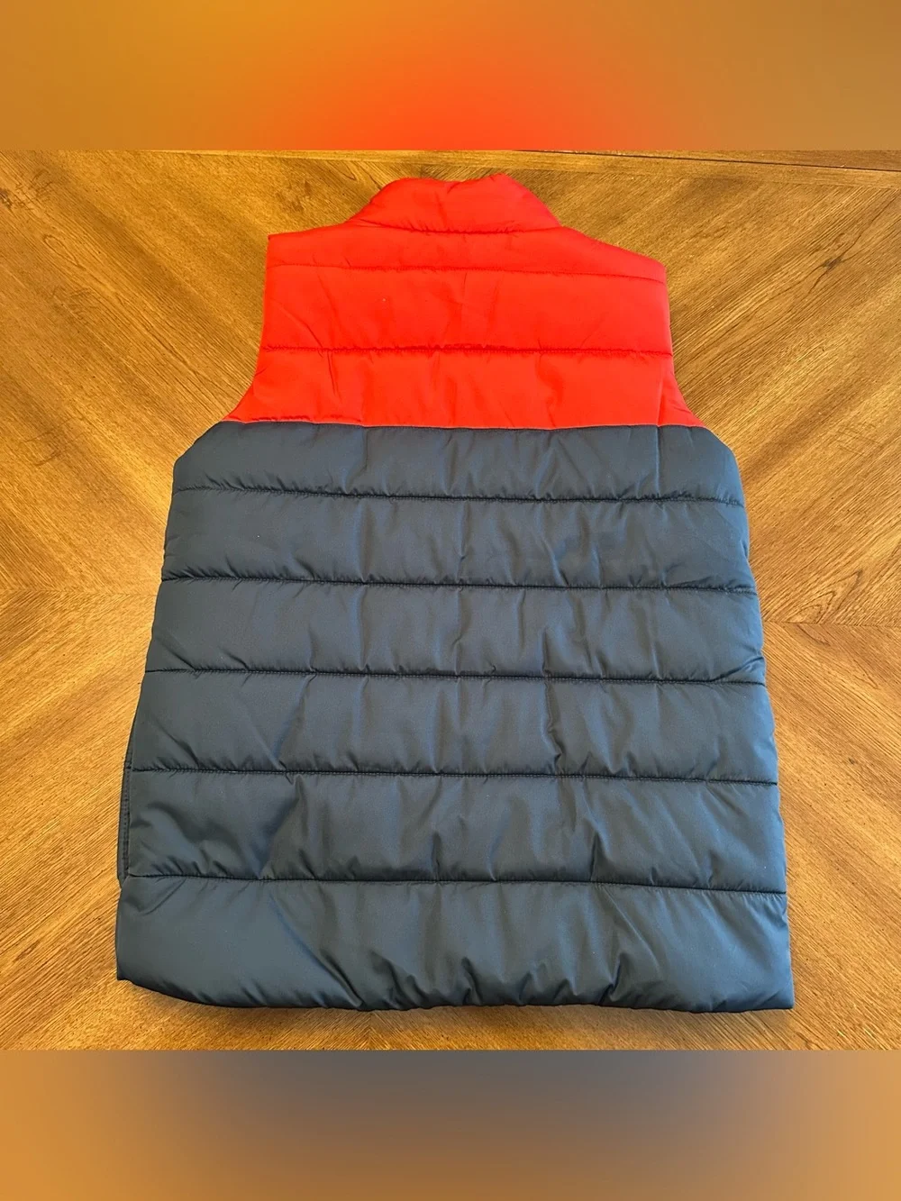 Puma Colorblock Puffer Vest, Size 10/12 or Medium Youth, Pockets, Casual Outdoor